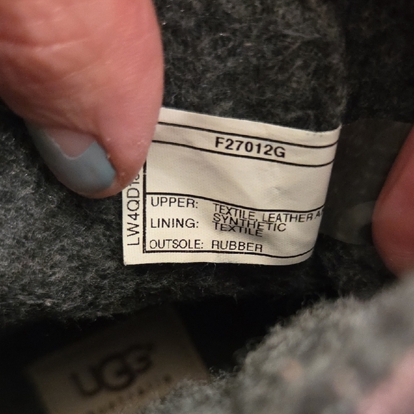 UGG Marais Plaid Waterproof Wool Lined Pull On Boots 1001797 Women's Size 8 - Picture 11 of 13